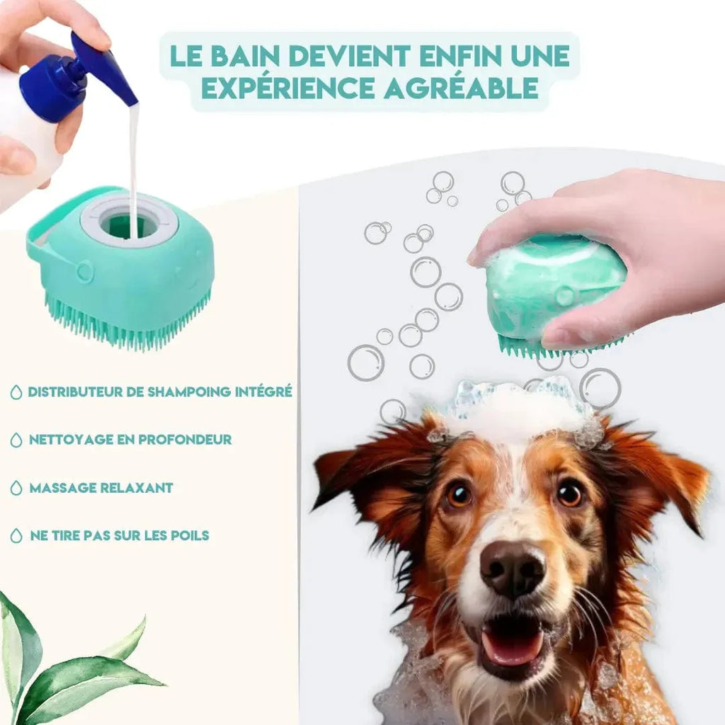 Brosse de Lavage pour Chien - CleanBrush : Nettoie en Profondeur