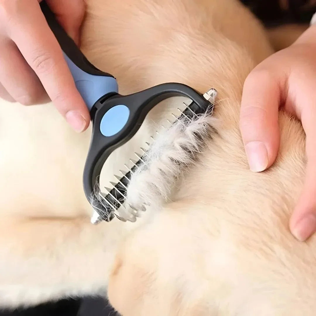 Brosse étrille pour chien – Démêle et enlève les nœuds
