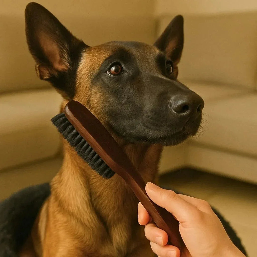 Brosse pour chien à poil court – Soin naturel du pelage