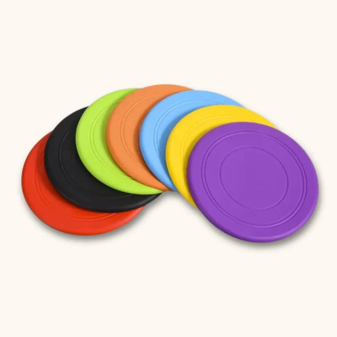 Frisbee pour chien en silicone : Jouez en toute sécurité