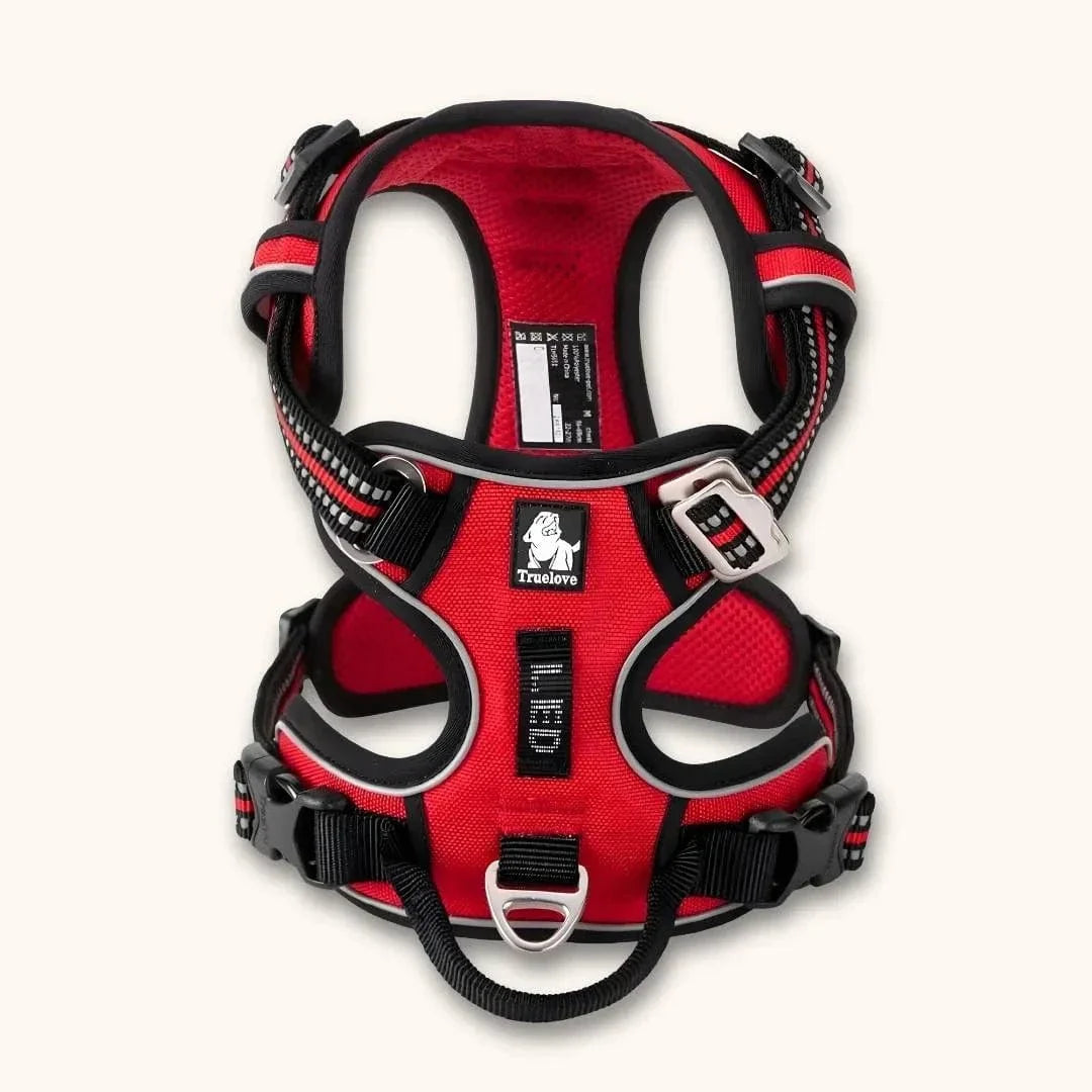 Harnais anti-traction innovant,  spécial chien qui tire Rouge / XS