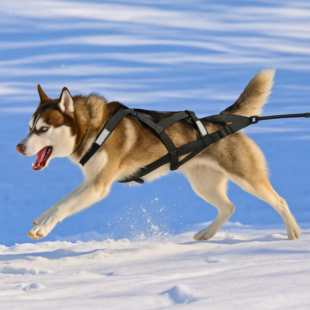 Harnais de traction pour chien – Idéal pour Canicross et CaniVTT
