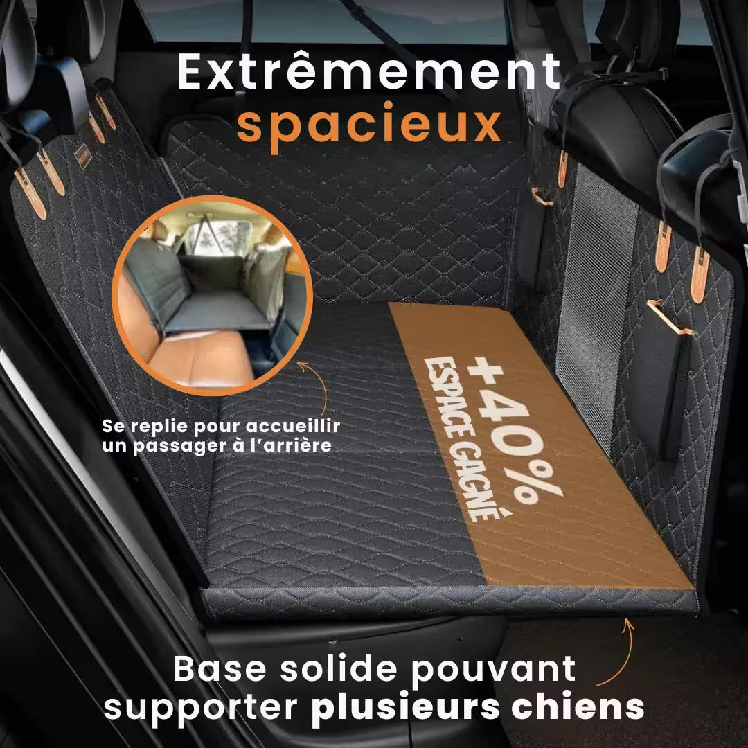Housse de voiture pour chien - K9 GuardShield : protection intégrale