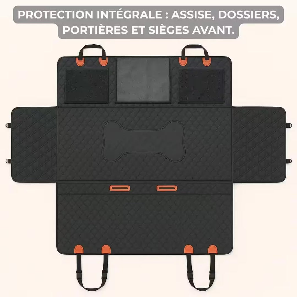 Housse de voiture pour chien avec matelas gonflable - K9 GuardShield +