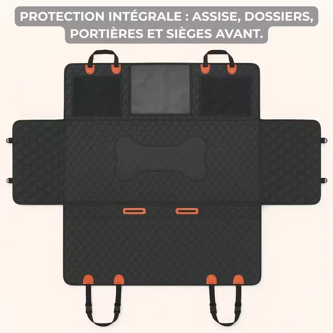 Housse de voiture pour chien avec matelas gonflable - K9 GuardShield +