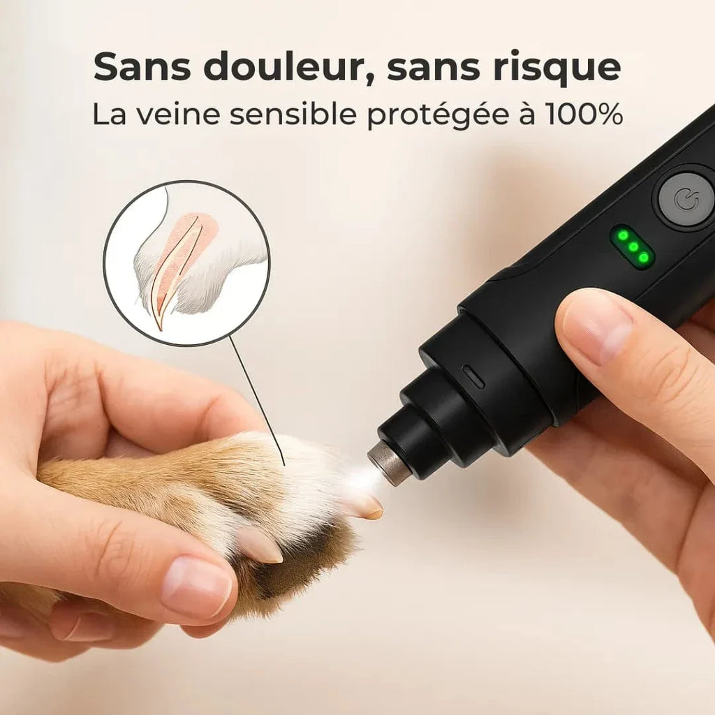 Lime électrique pour griffes - ZenGriff : ultra-silencieuse et sans fil