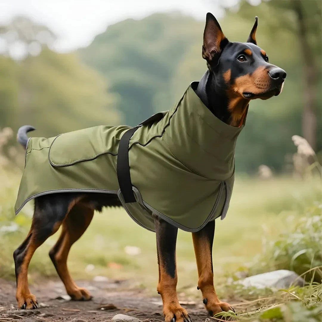 Manteau imperméable Dobermann : Confort & protection Vert sentinelle / S