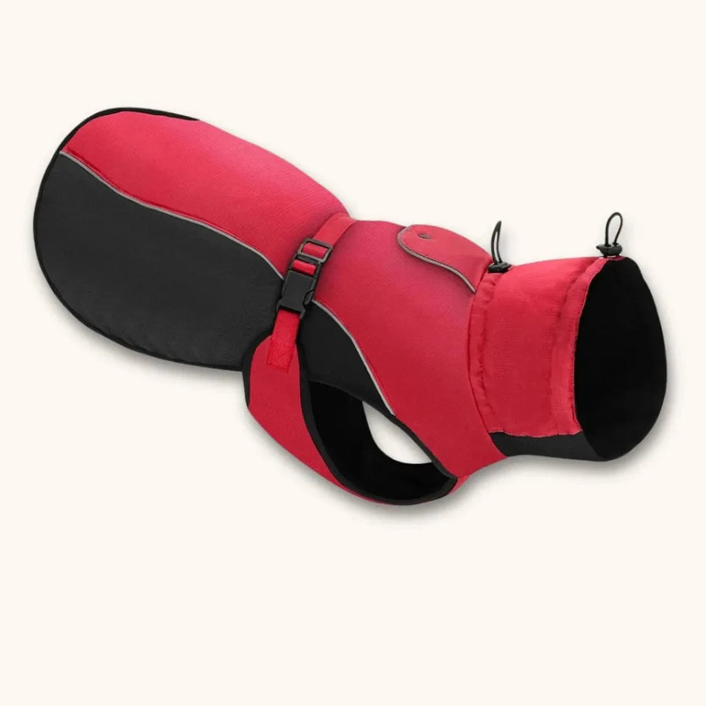 Manteau Malinois - Imperméable, Résistant et Ajustable Rouge / XL