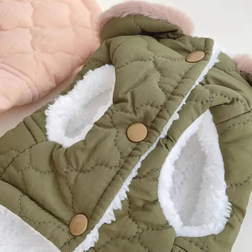 Manteau Chien à Fourrure