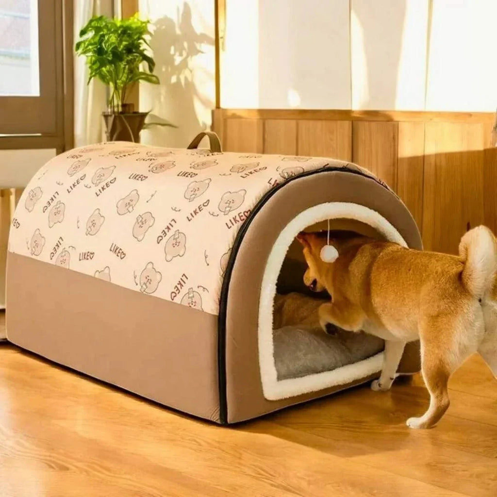 Niche pour chien d'intérieur