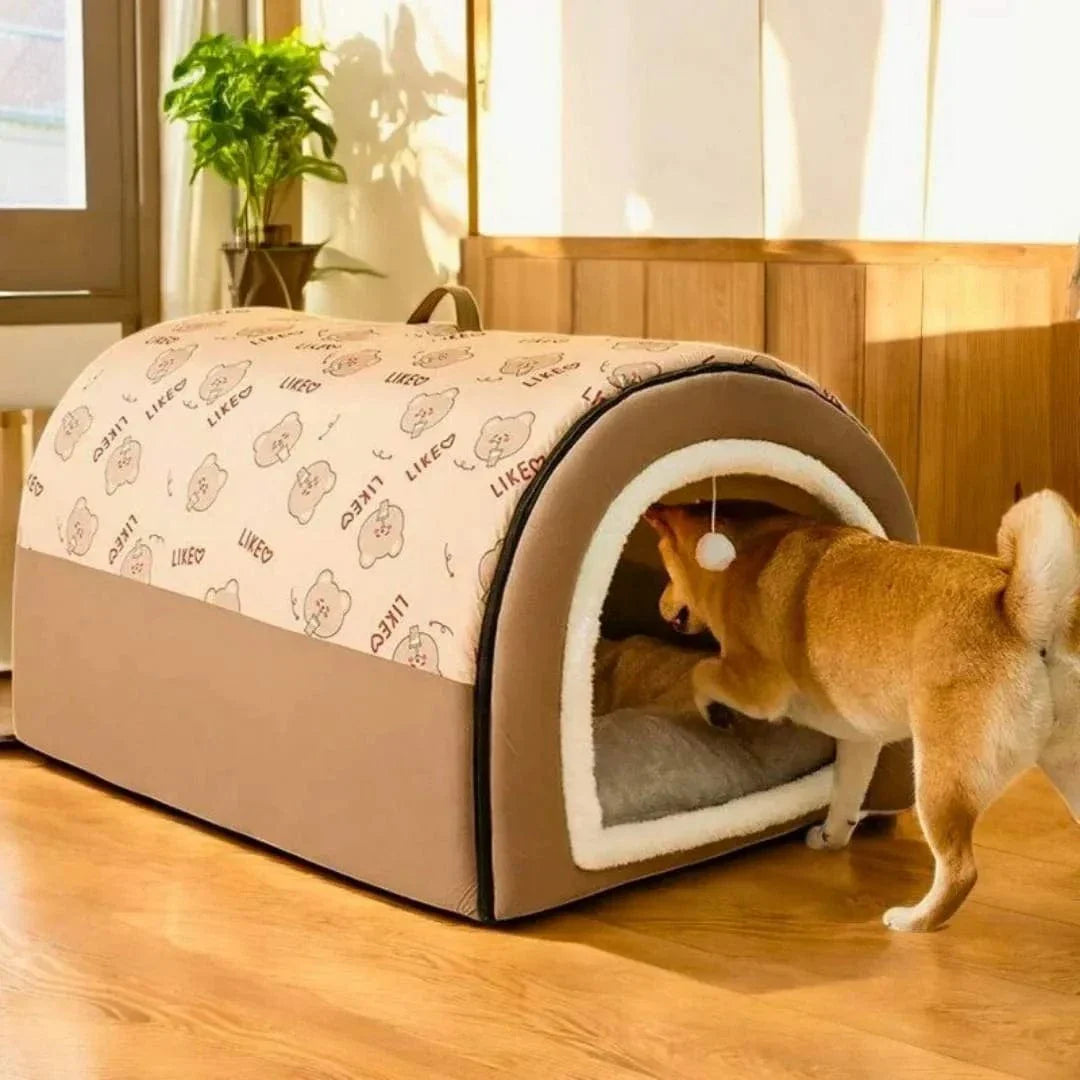 Niche pour chien d'intérieur