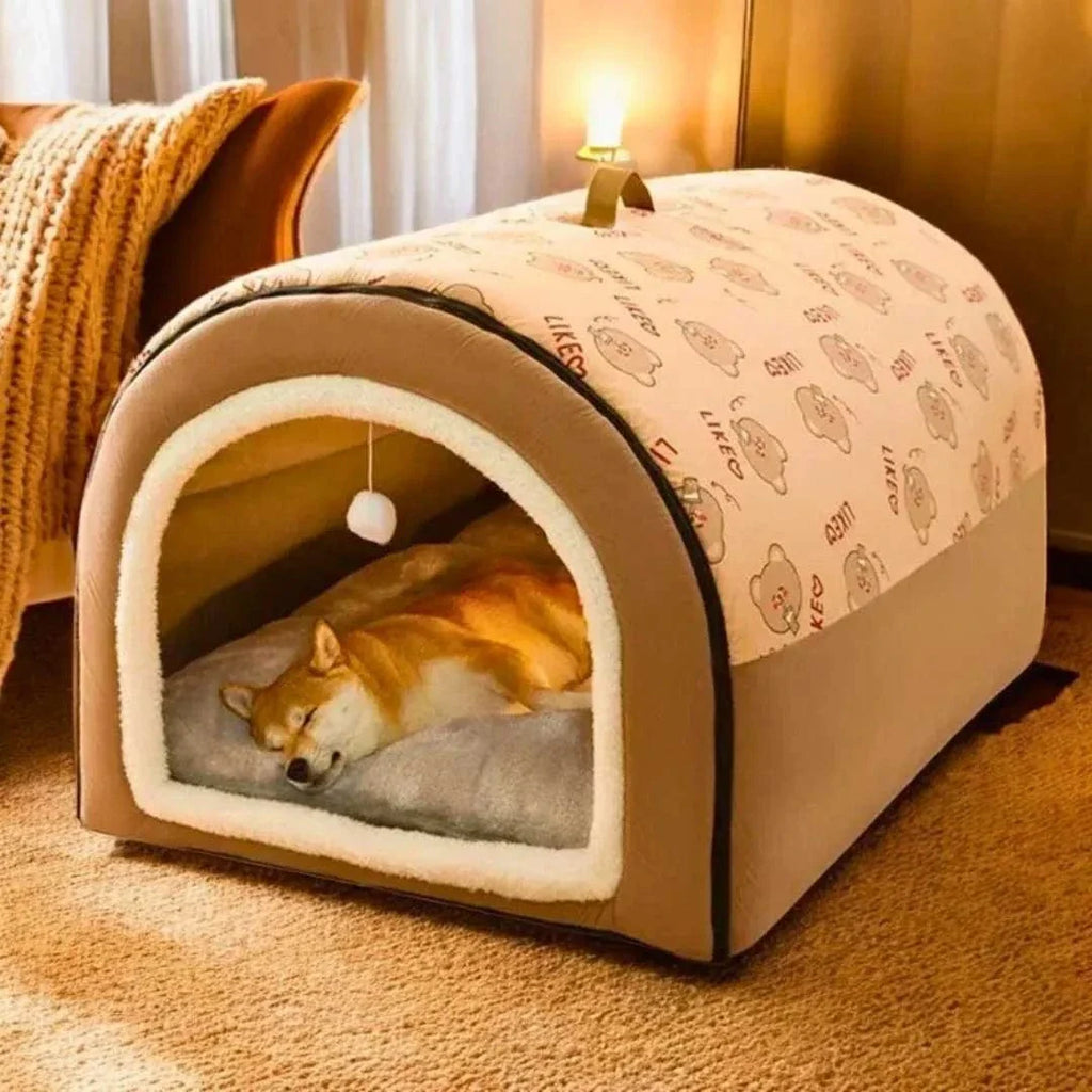 Niche pour chien d'intérieur