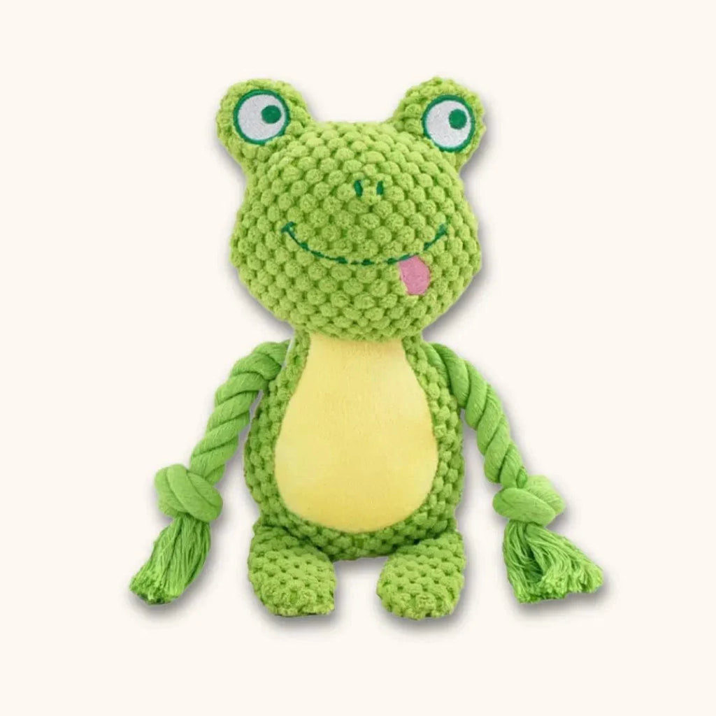 Peluche Grenouille Verte : Résistante et Rassurante