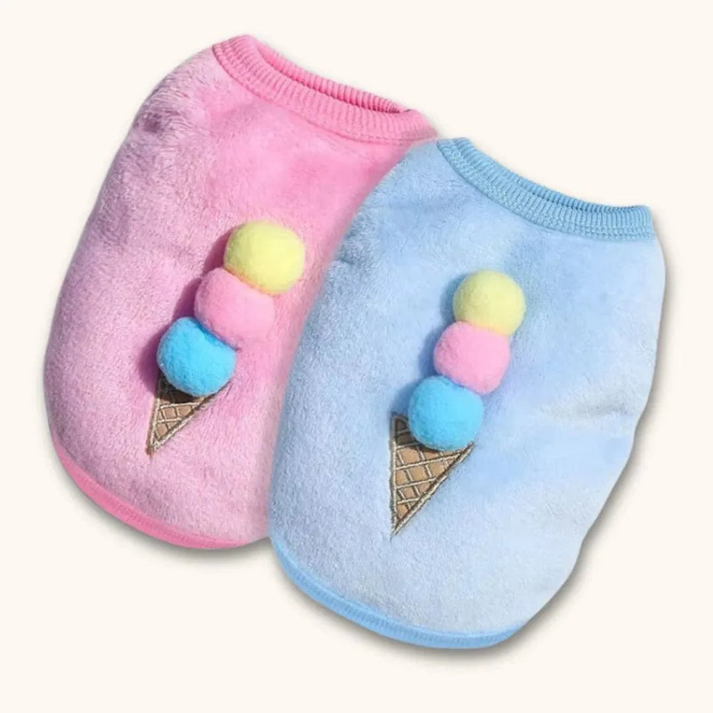 Pull Rigolo Chien - Glace