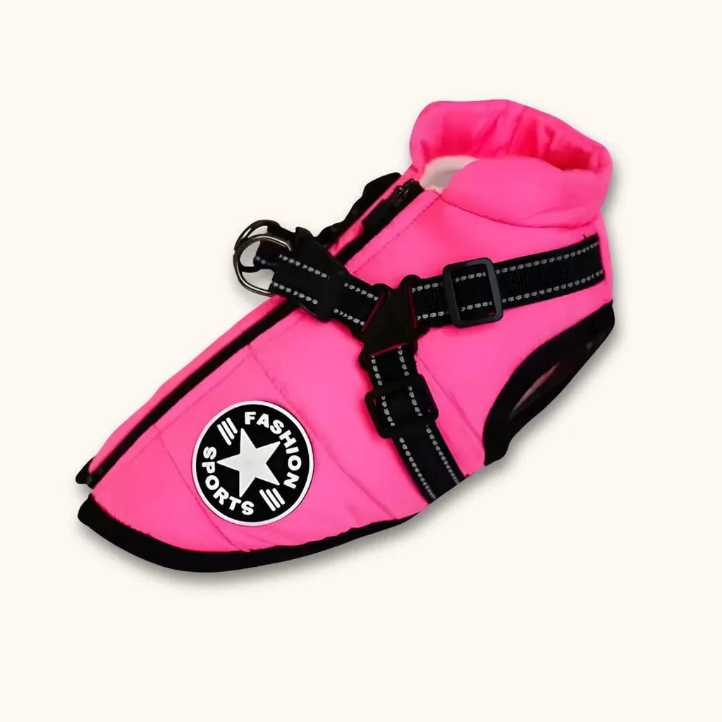 Veste pour Labrador : style, confort et protection réunis Rose / S